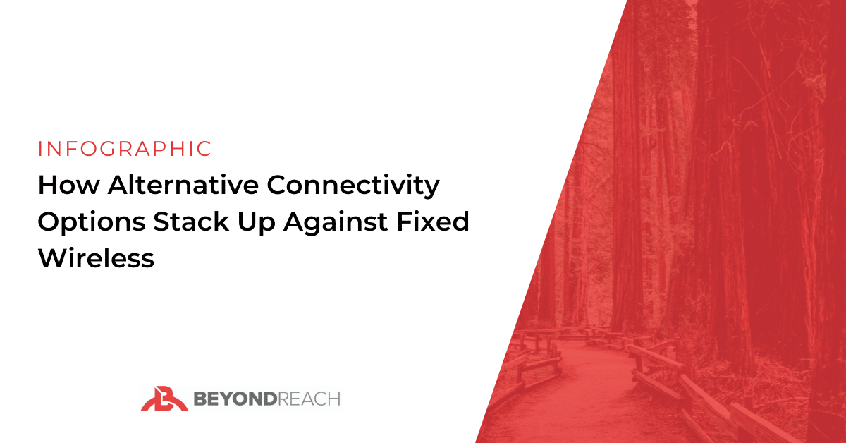 [Infographic] How Alternative Connectivity Options Stack Up Against Fixed Wireless